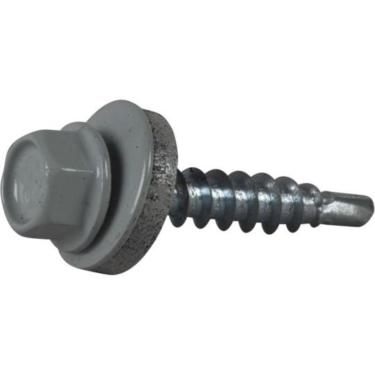 ESSVE 64907 Kateruuvi 4,8 x 28 mm, porakärki, 250 kpl Vaaleanharmaa (RR21)