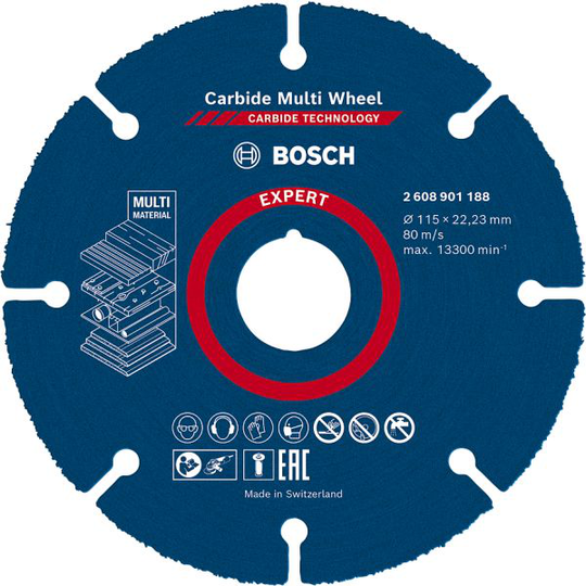 Bosch Expert Carbide Multi Wheel Katkaisulaikka 115 mm