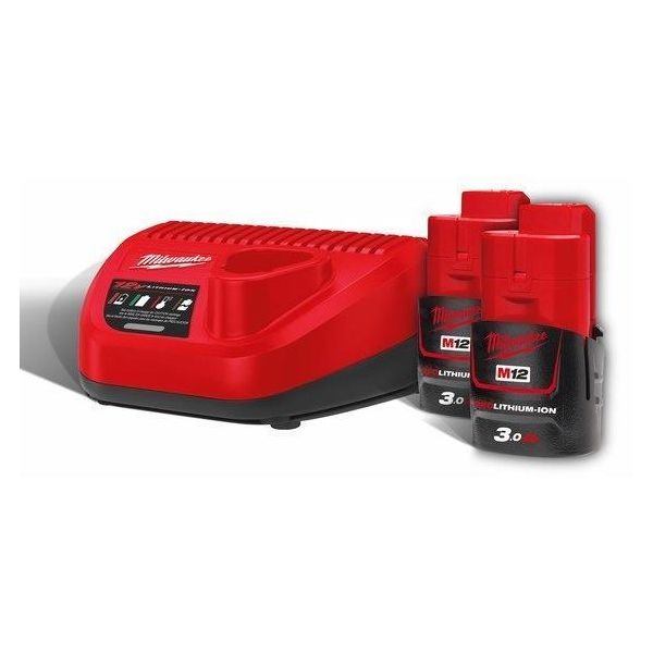 Milwaukee M12 NRG-302 Latauspaketti