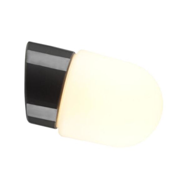 Ifö Electric Contrast Fridhem Seinävalaisin harmaa, viisto, IP54, LED