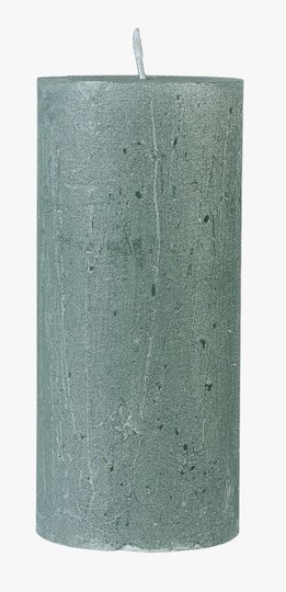 Rustic metallic pöytäkynttilä meriheinää