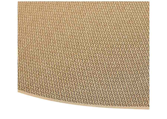 Narma sileäpintainen matto Bello, beige ja pyöreä Ø 160 cm
