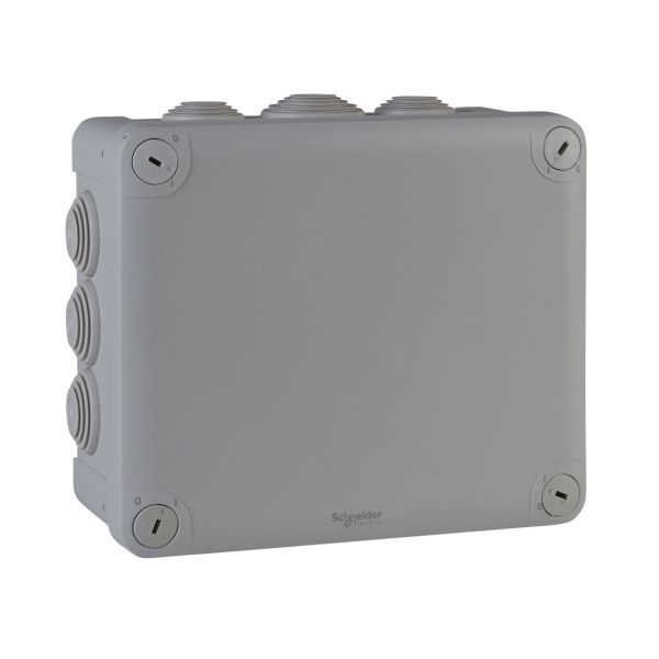 Schneider Electric ENN05010 Kytkentärasia harmaa, ruuvikansi 175x150x80 mm