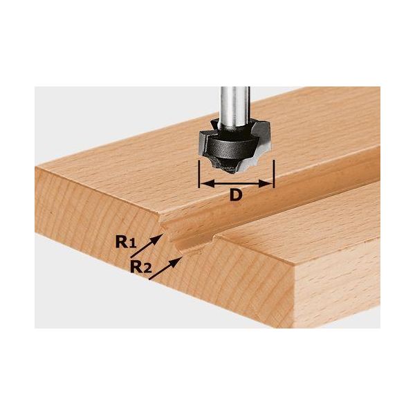 Festool HW S8 D19/R5/R4 Profiilijyrsin kara 8mm