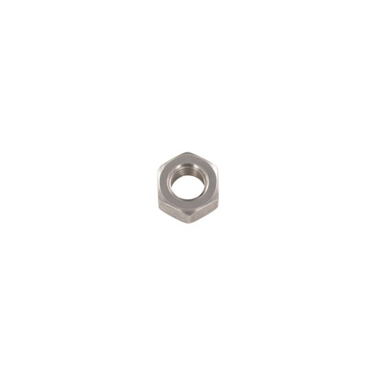 Schäfer & Peters 0980210 Kuusiomutteri M6M, ruostumaton teräs A2/70, DIN 934 M10, 17 x 8 mm