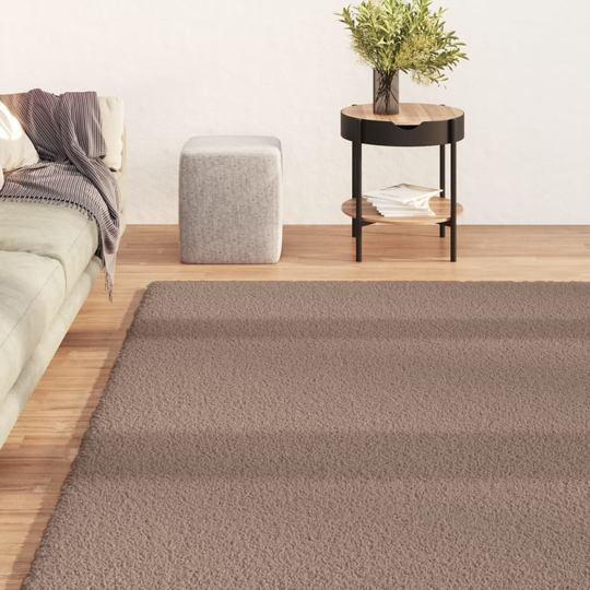 vidaXL Pörrömatto korkeanukkainen beige 200x290 cm