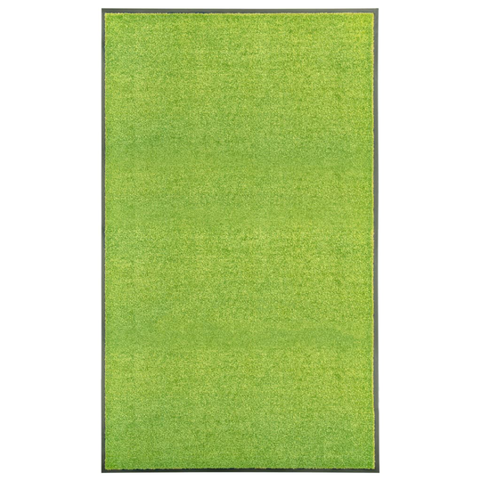 vidaXL Ovimatto pestävä vihreä 90x150 cm