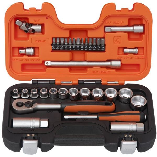 Bahco S330AF Hylsysarja 1/4" ja 3/8"