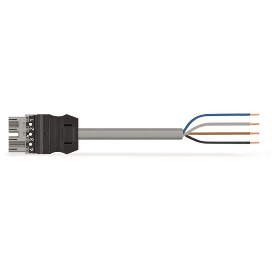 Wago 771-9994/216-303 Pistoliitin 4G1,5 mm², HF uros / avoin pää, harmaa