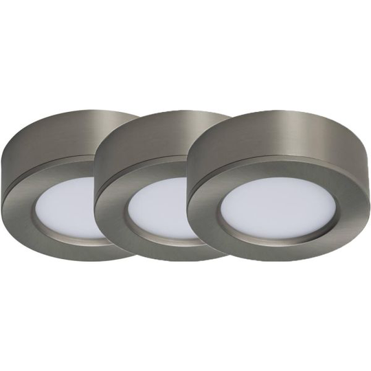Nordlux KITCHENIO Kohdevalaisin 3-pakkaus Nikkeli