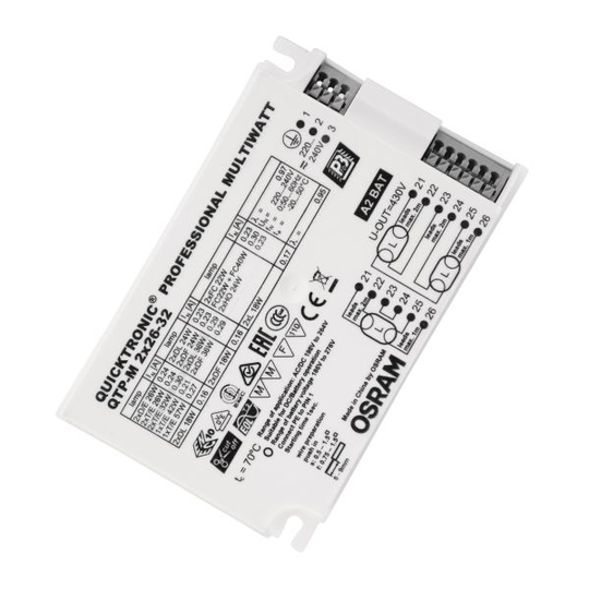 LEDVANCE Quicktronic Multiwatt HF-liitäntälaite 2x26-32W