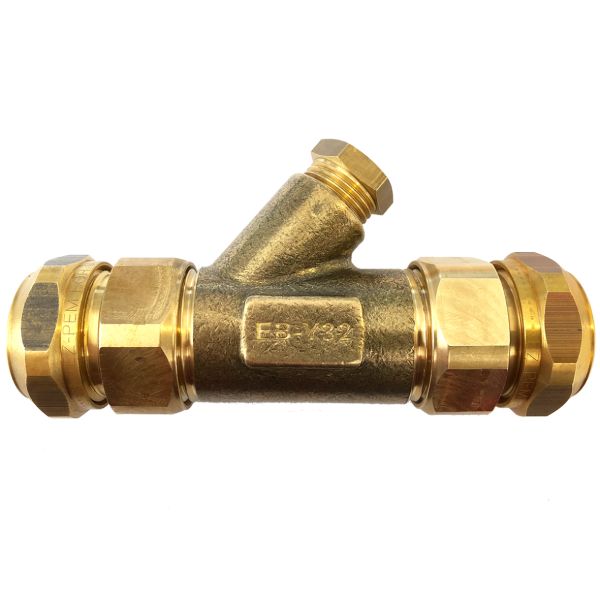 Ebeco EB-Y32 Y-liitin painenipalla ja tiivisteellä 32 mm