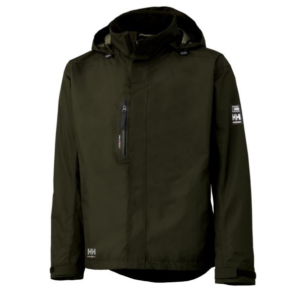 Helly Hansen Workwear Haag Fleecetakki vihreä, vedenpitävä XS