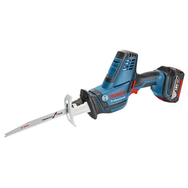 Bosch GSA 18 V-LI Compact Puukkosaha sis. akut ja laturin