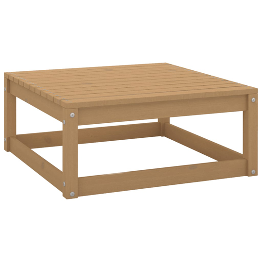 vidaXL Puutarharahi 70x70x30 cm hunajanruskea täysi mänty