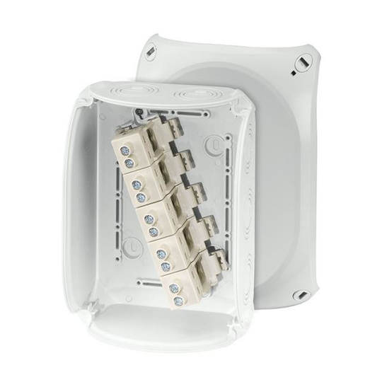 Hensel KF 1616 G Kytkentärasia harmaa, IP66, lasikuitu, 16-50 mm² 16 mm², 155x210 mm