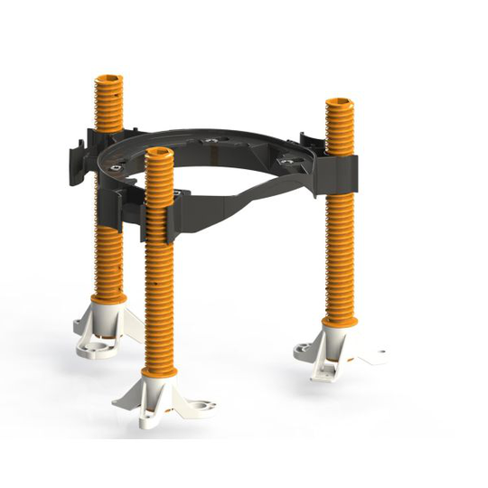 Faluplast Robust 65089 Lattiakaivoteline 220 mm, 3 jalkaa