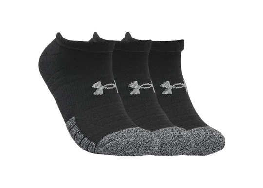 Naisten urheilusukat Under Armour HeatGear No Show Socks 3-pakkaus W 1346755-001