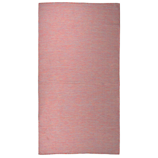 vidaXL Ulkomatto Flatweave 80x150 cm punainen
