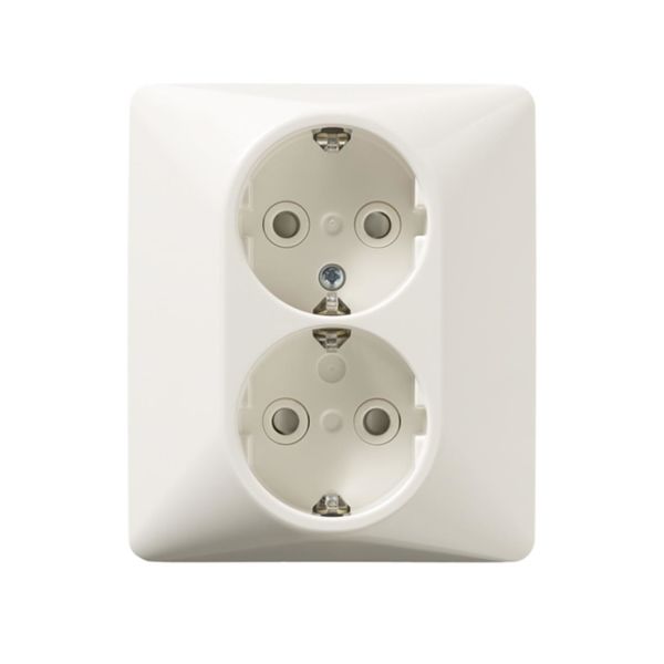 ABB 302EUJ Seinäpistorasia 1-osainen, upotettava, IP20