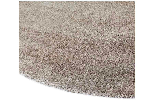 Narma velour matto Noble beige pyöreä Ø 133 cm