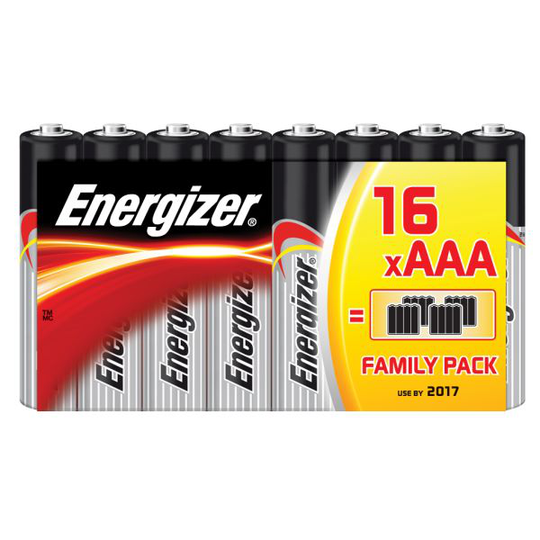 Energizer Alkaline Power Alkaliparisto AAA, 1,5 V, 16 kpl AAA