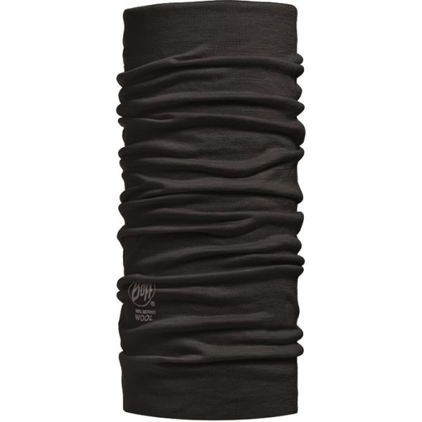 Buff Merino Wool Kauluri musta