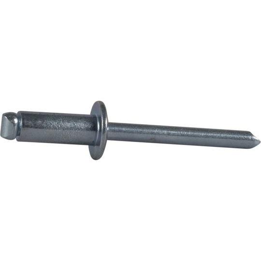 ESSVE 65553 Vetoniitit Ø6,4 mm, ST/ST, kupukanta, avoin 6,4 x 10 mm, 200 kpl