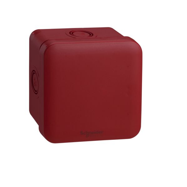 Schneider Electric ENN05174 Palorasia 80x80x45 mm Punainen, reikäaihiot