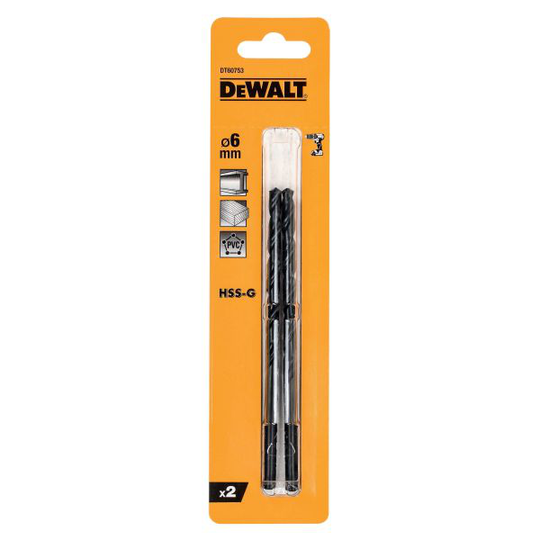 Dewalt DT60753-QZ Poranterä 2 kpl 6 x 139 mm