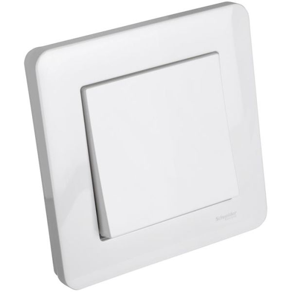 Schneider Electric Exxact Kytkin upotettava, 1-napainen/portaikko, IP44, valkoinen
