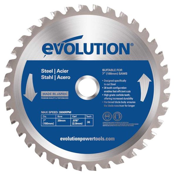 Evolution EV180S Sahanterä 180x2,0x20mm, 36T