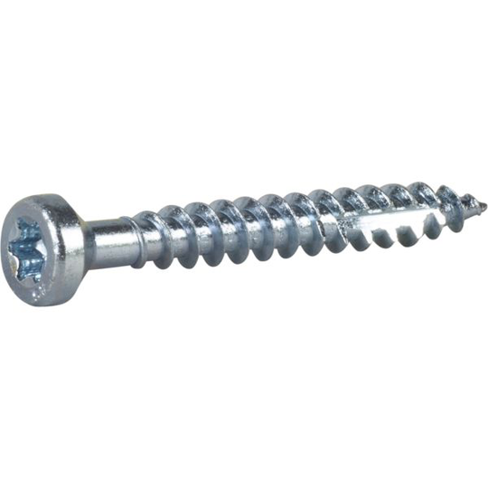 ESSVE 511298 Puuruuvi TX30, sähkösinkitty, 6 mm Ø, 8-pack 50 mm