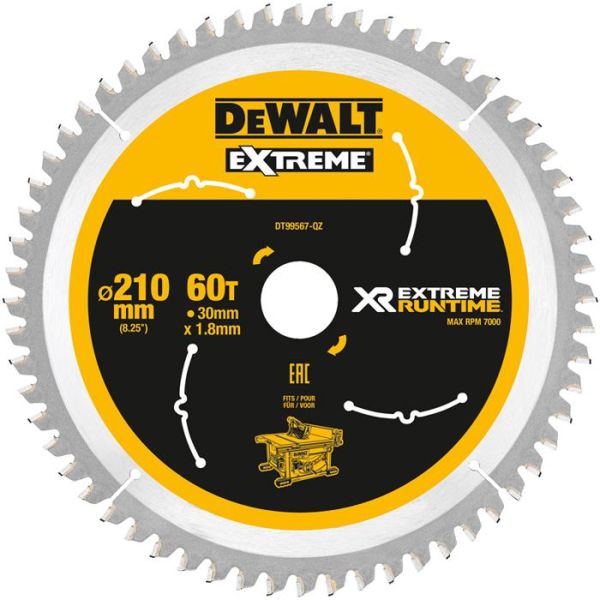 Dewalt DT99567 Sahanterä 60T