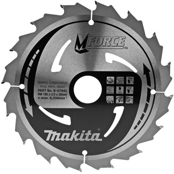 Makita B-07945 Pyörösahanterä 180 x 30 mm, varten puulle