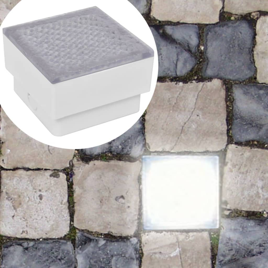 vidaXL Maavalaisimet 6 kpl 100x100x68 mm