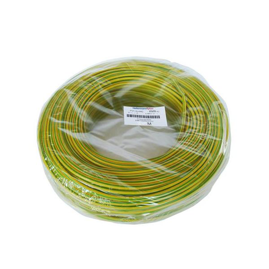 Hellermann Tyton 0165-10231 Eristysletku Ø8 mm x 50 m Keltainen/Vihreä