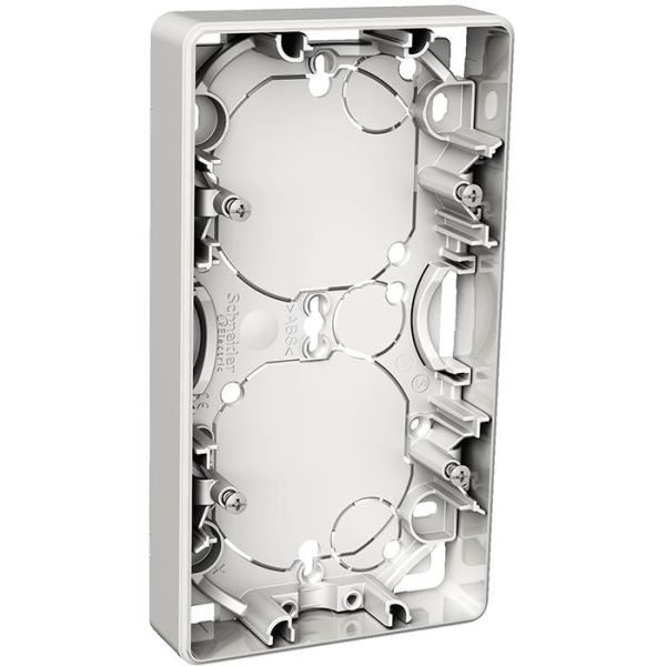 Schneider Electric Exxact WDE002352 Korotusrasia pinta-asennus, syvyys 21 mm 2-lokeroinen