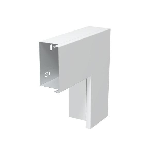 Obo Bettermann 6249507 L-kulma sähkösinkitty, valkoinen 100 x 60 mm