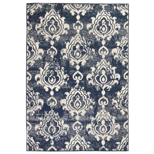 vidaXL Moderni matto paisley-kuvio 120x170 cm beige/sininen
