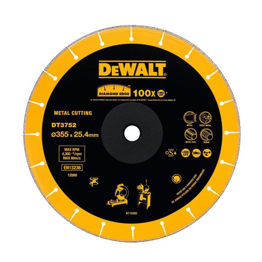 Dewalt DT3752-QZ Timanttikatkaisulaikka 355 x 25.4 mm