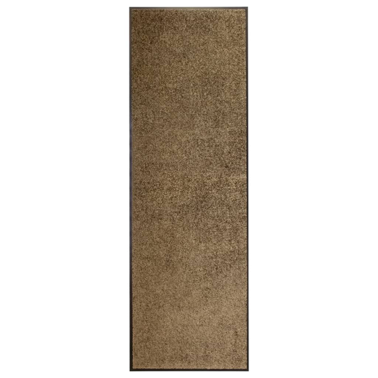 vidaXL Ovimatto pestävä ruskea 60x180 cm