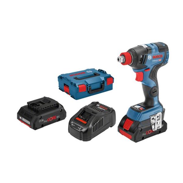 Bosch GDX 18V-200 C Mutterinväännin Sis. L-BOXX-laukun, akut ja laturin