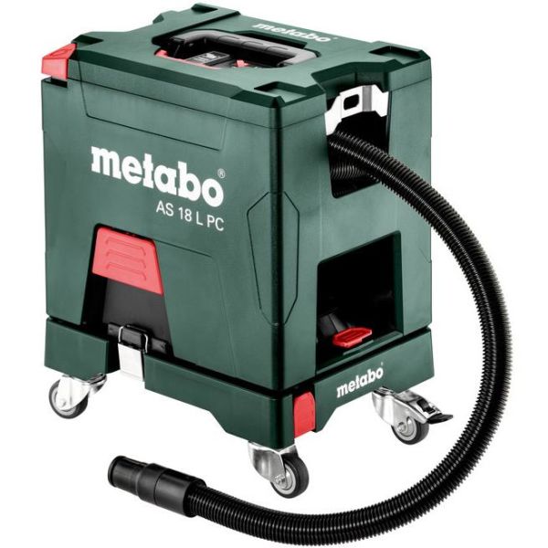 Metabo Set AS 18 L PC Pölynimuri ilman akkuja & laturia, sis rulla-alusta