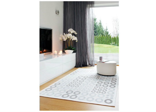 Narma smartWeave® matto Kupu white 80x250 cm