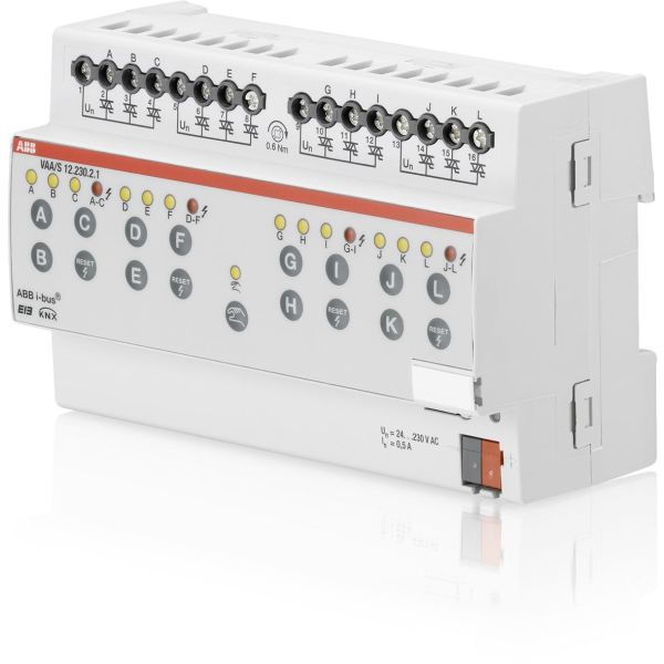 ABB 2CDG110116R0011 Lähtöyksikkö lämmitin 230 V AC 12 lähtöä