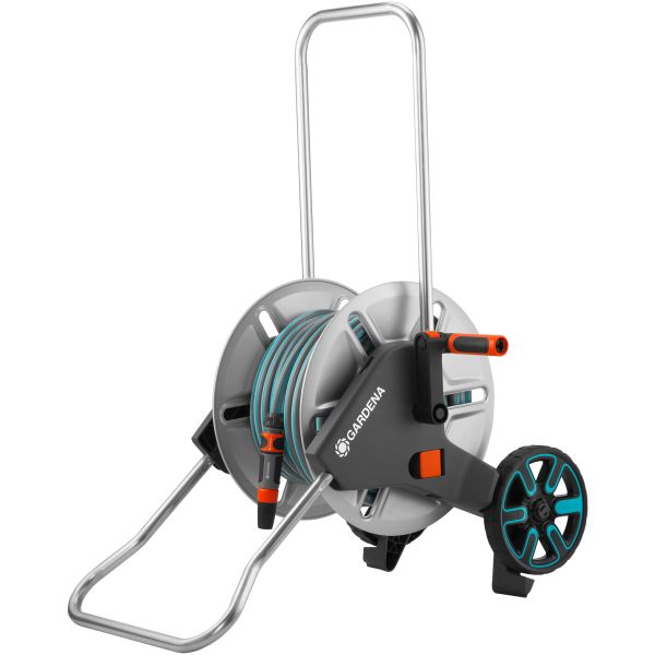 Gardena AquaRoll M Metal Letkuvaunu Sisältää 25 metrin Classic-letkun, 3/4"