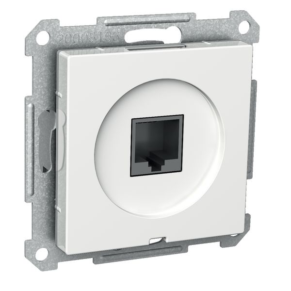 Schneider Electric Exxact Modulaarinen pistorasia puhelinliikennettä varten Antrasiittiharmaa