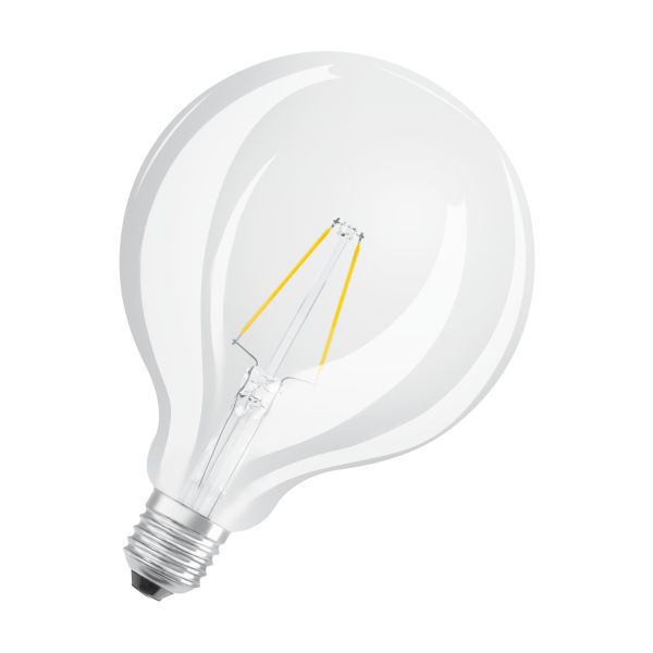 Osram PARATHOM Retrofit CLASSIC GLOBE LED-valo kirkas, 2700K, E27 2,5W, 250 lm