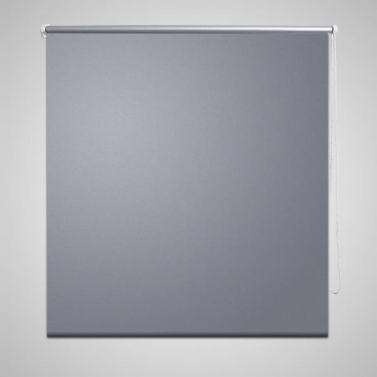 vidaXL Pimentävä rullaverho 140 x 175 cm Harmaa